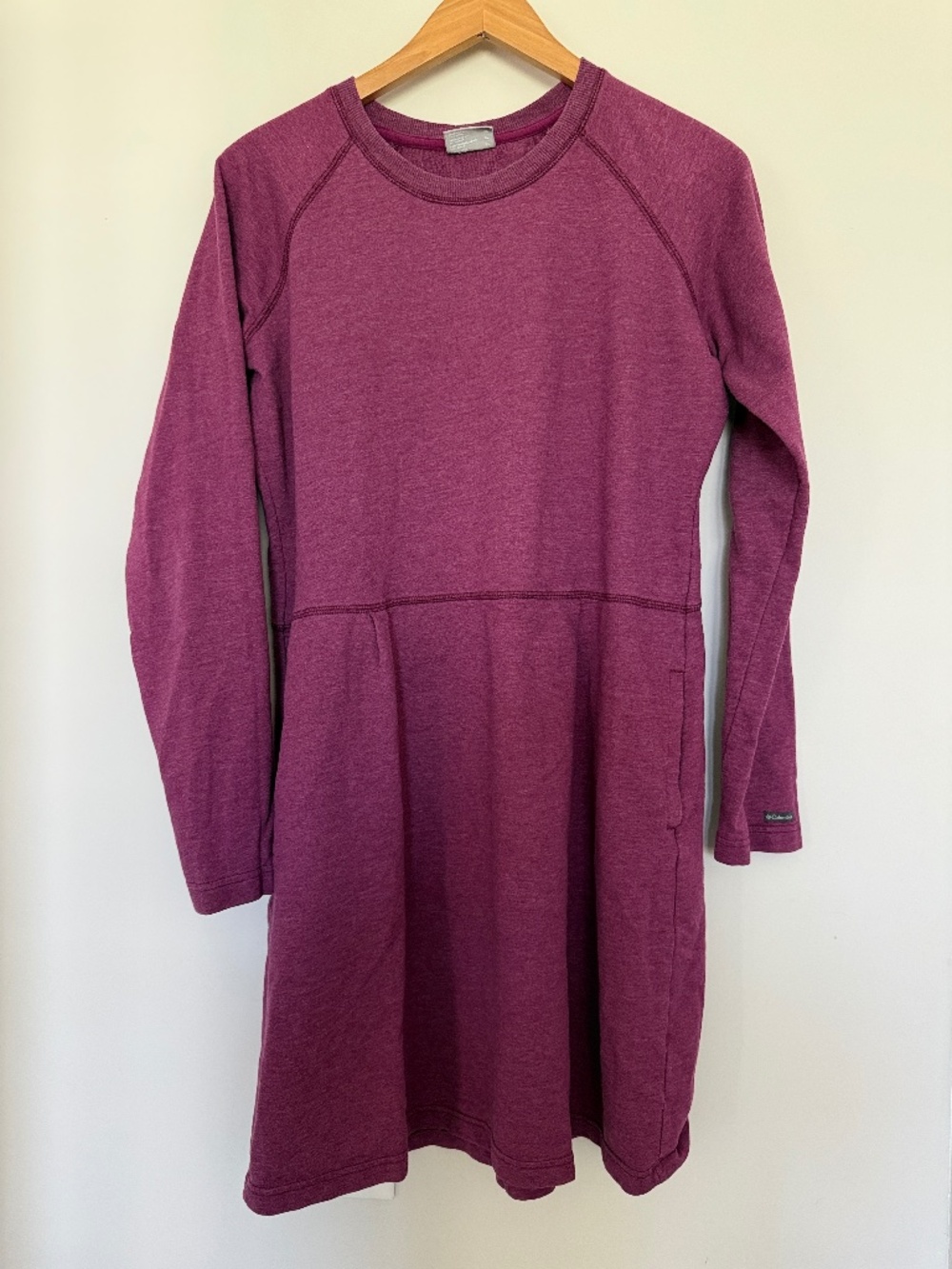 Columbia Sweatshirt Dress Sz XL EUC